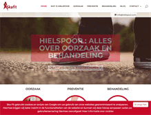 Tablet Screenshot of hielspoor.com
